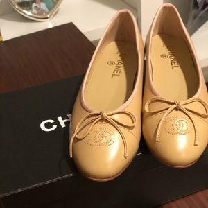 Unworn Chanel Nude Flats